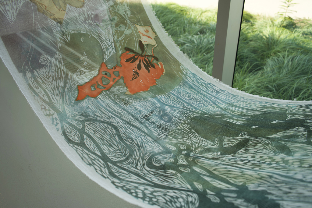 Flow, detail, Judy Major-Girardin, World of Threads Festival 2023-24.