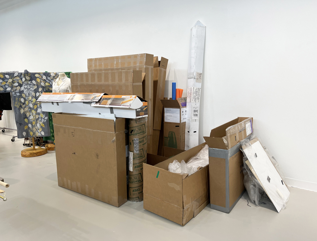 Deliveries of artwork.