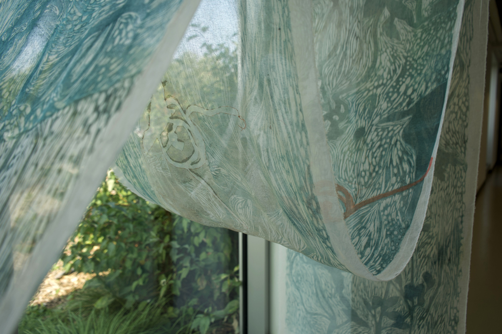 Flow, detail, Judy Major-Girardin, World of Threads Festival 2023-24.