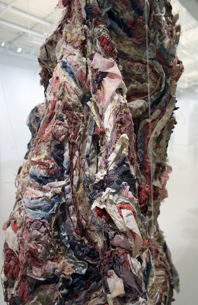Beldom Cloak, detail, Sonja Czekalski, Amorphous, World of Threads Festival 2023-24.