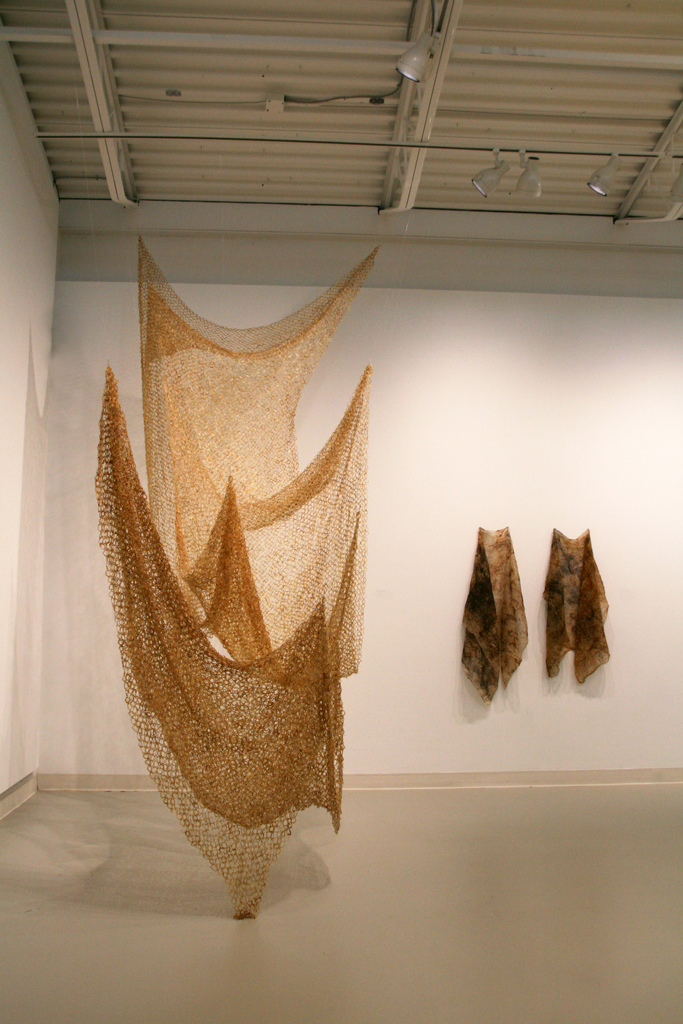 Installation view: Flow exhibition, World of Threads Festival 2018.