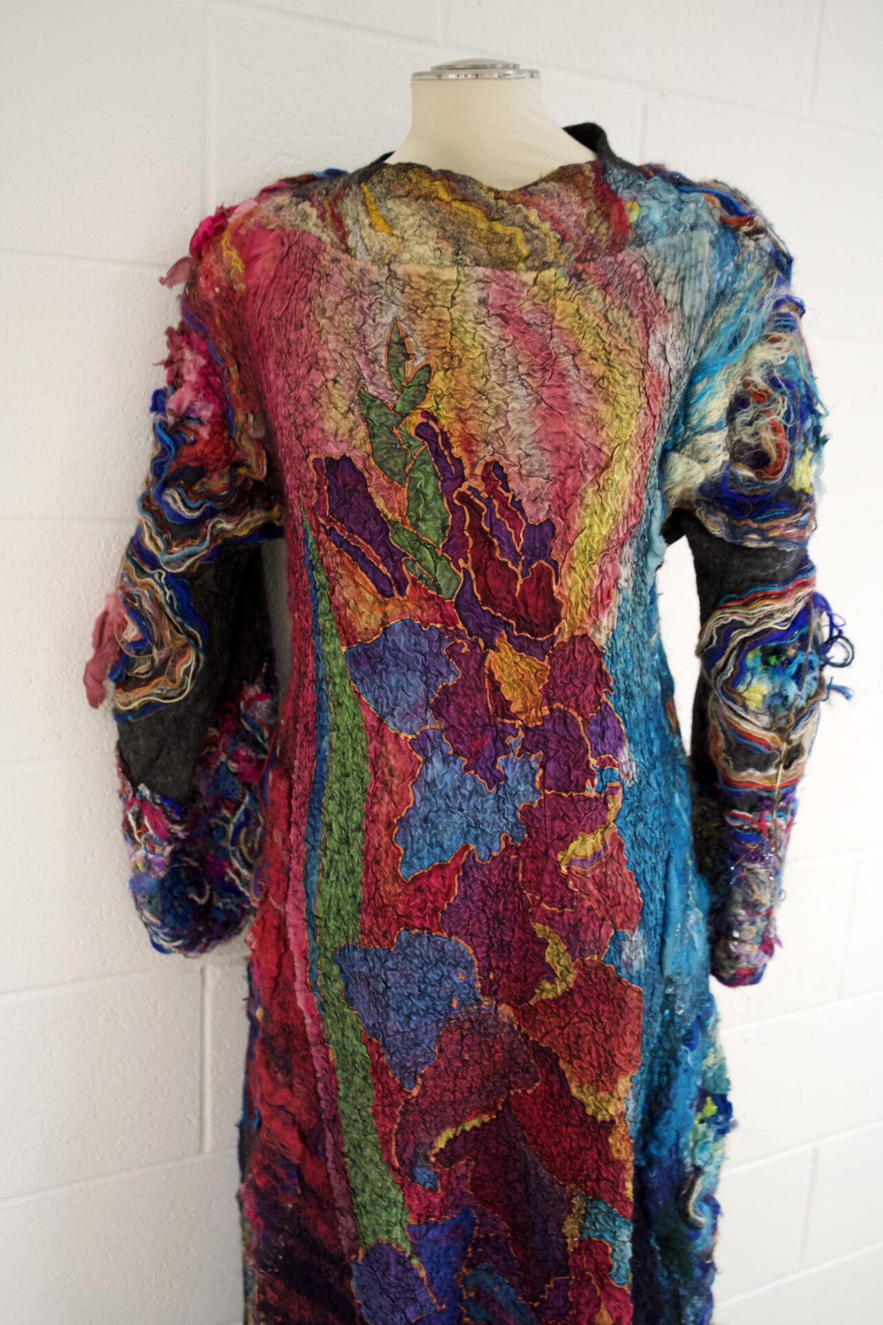 Fantasy, detail, Elina Ten, Cat Walk III, World of Threads Festival 2023-24.