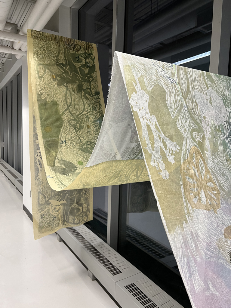 Flow, detail, Judy Major-Girardin, World of Threads Festival 2023-24.