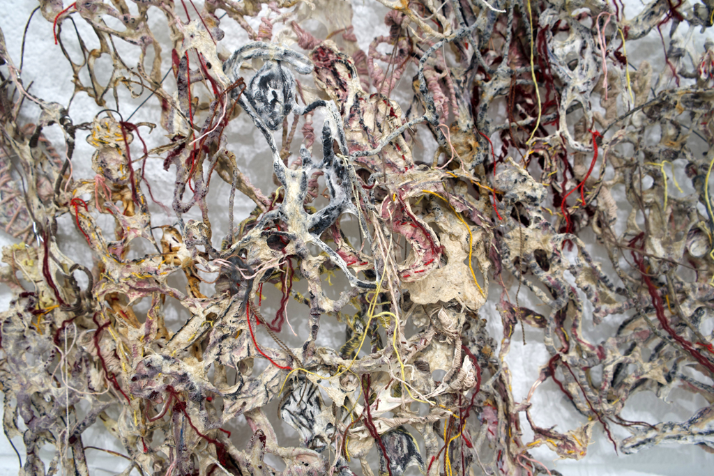 43 Women, detail, Sonja Czekalski, Amorphous, World of Threads Festival 2023-24.