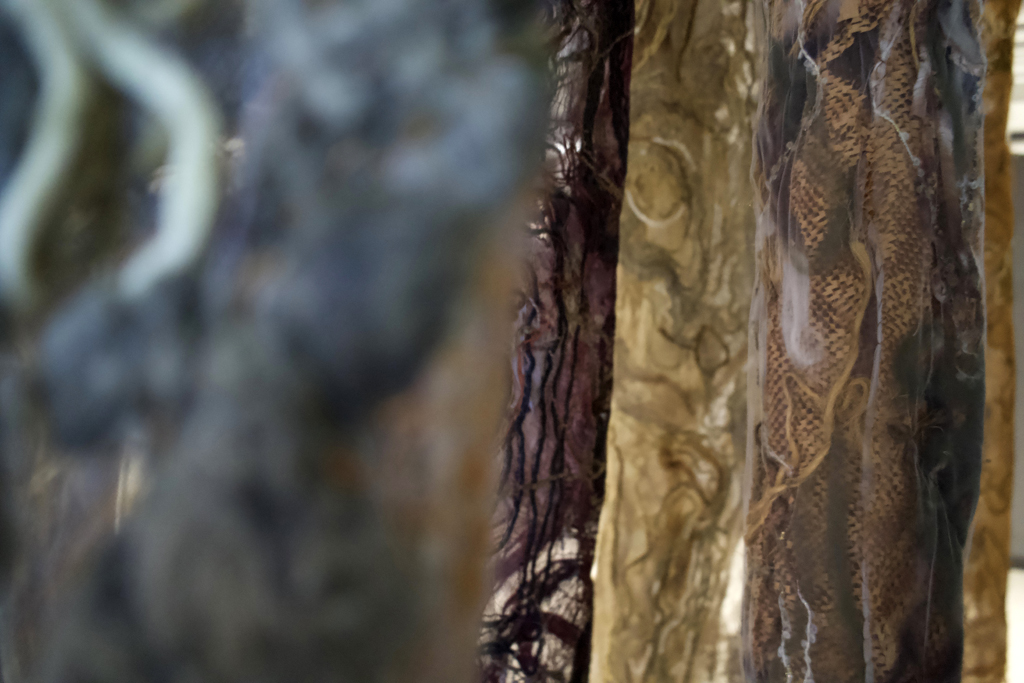 Laurentian Forest, detail, Ixchel Suarez, World of Threads Festival 2023-24.