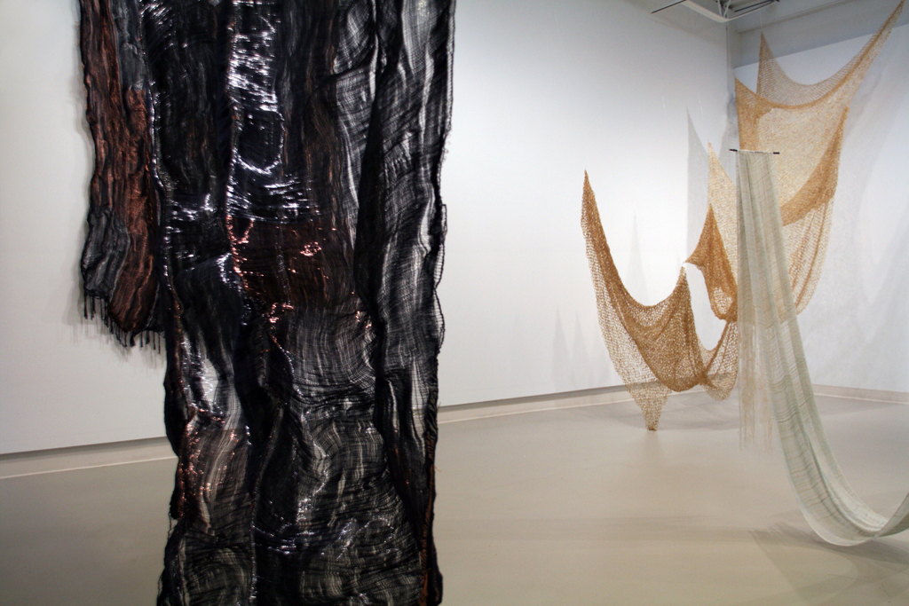 Installation view: Flow exhibition, World of Threads Festival 2018.