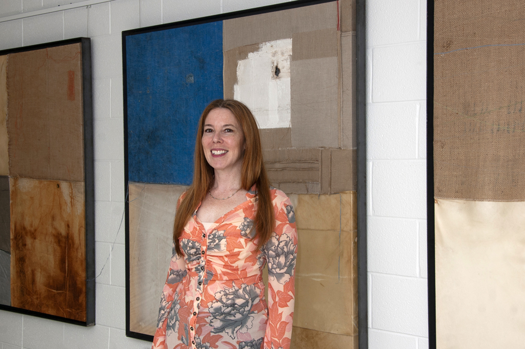 Artist: BR Goldstein, Solo Shows, at the opening of the World of Threads Festival 2023-24.