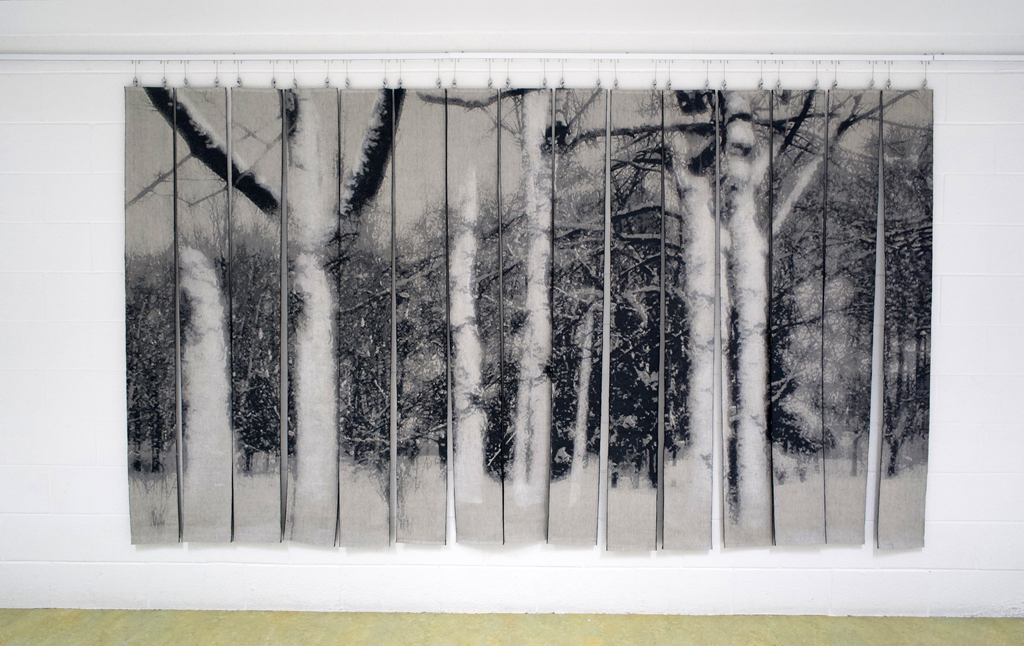 Louise Lemieux Berube, Blanc de Neige,  Solo Show, World of Threads Festival 2023-24.