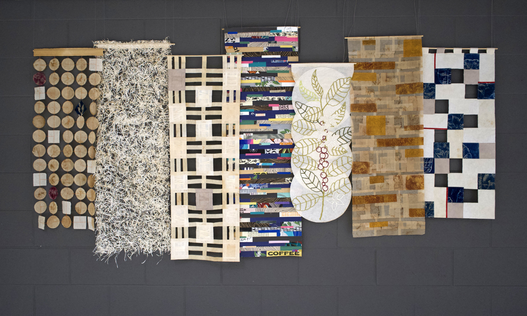 Jennifer Coghill, Cafe Curtains,  Solo Show, World of Threads Festival 2023-24.