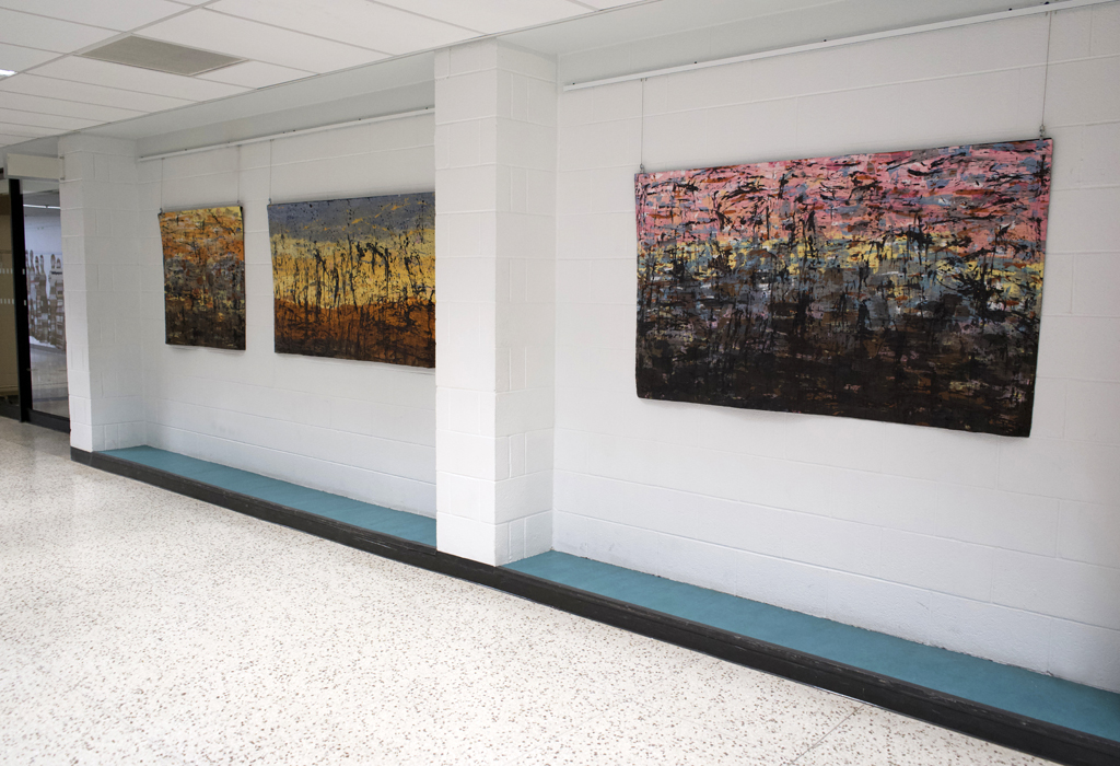 Installation view: Christine Seager, Solo Shows, World of Threads Festival 2023-24.