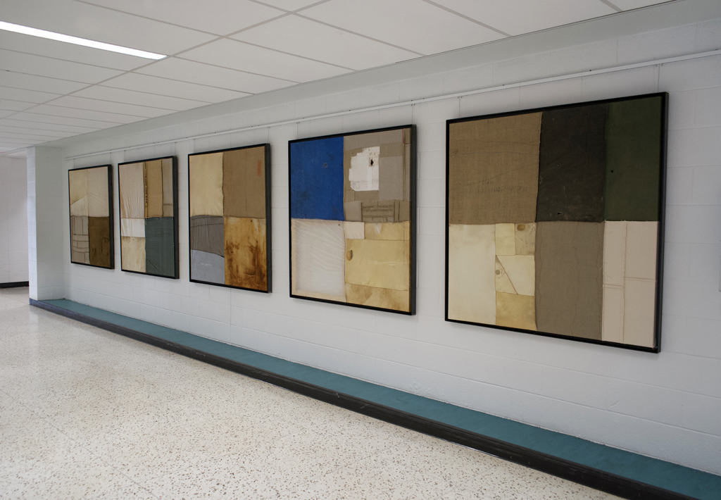 Installation view: Current Conditions series, BR Goldstein, Solo Show, World of Threads Festival 2023-24.