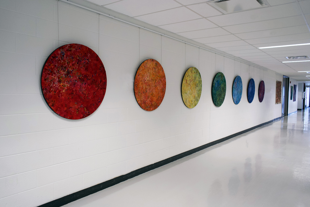 Installation view, Helena Scheffer, Solo Show, World of Threads Festival 2023-24.