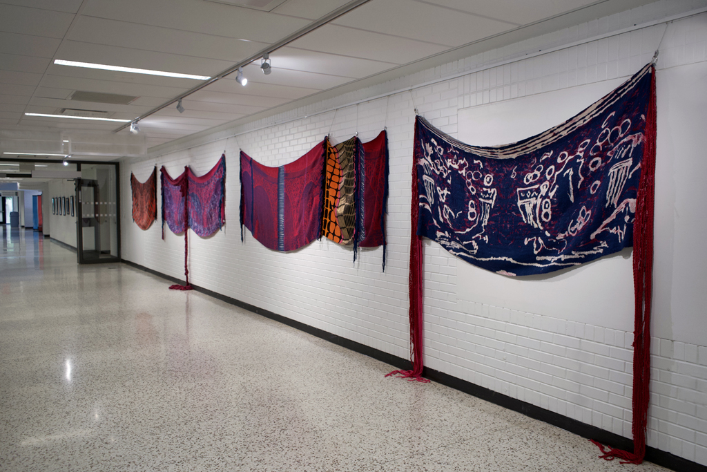Installation view: C. Pazia Mannella, Solo Show, World of Threads Festival 2023-24.