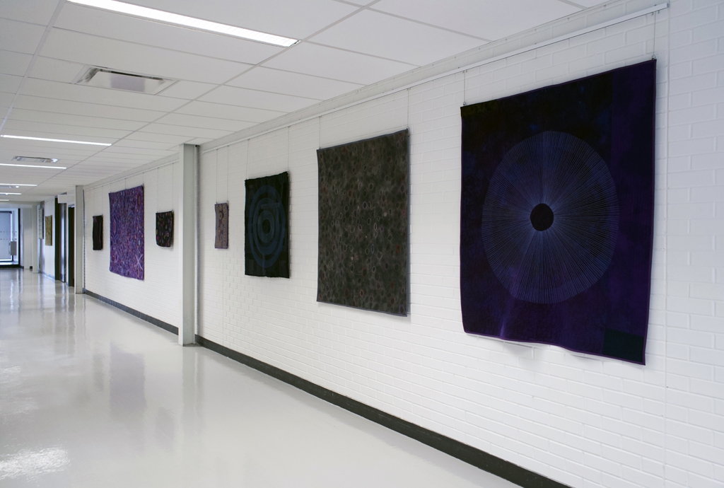 Installation view: Karen Thiessen, Solo Show, World of Threads Festival 2023-24.