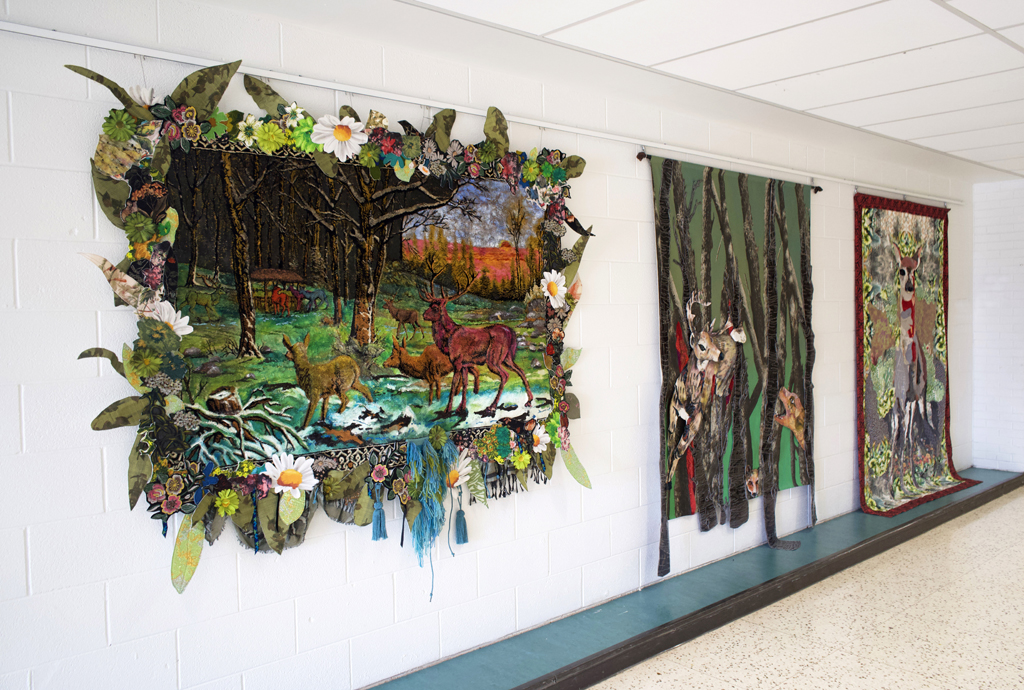 Installation view: Leisa Rich, Solo Shows, World of Threads Festival 2023-24.