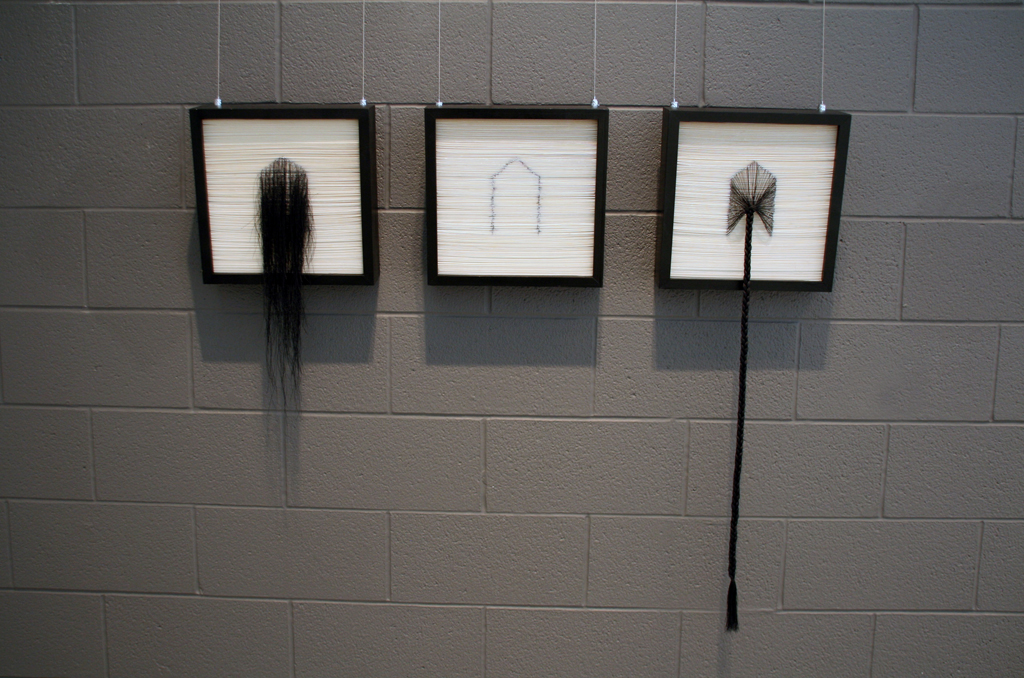 Her, Lois Scott, The Red and the Black exhibition, World of Threads Festival 2014.