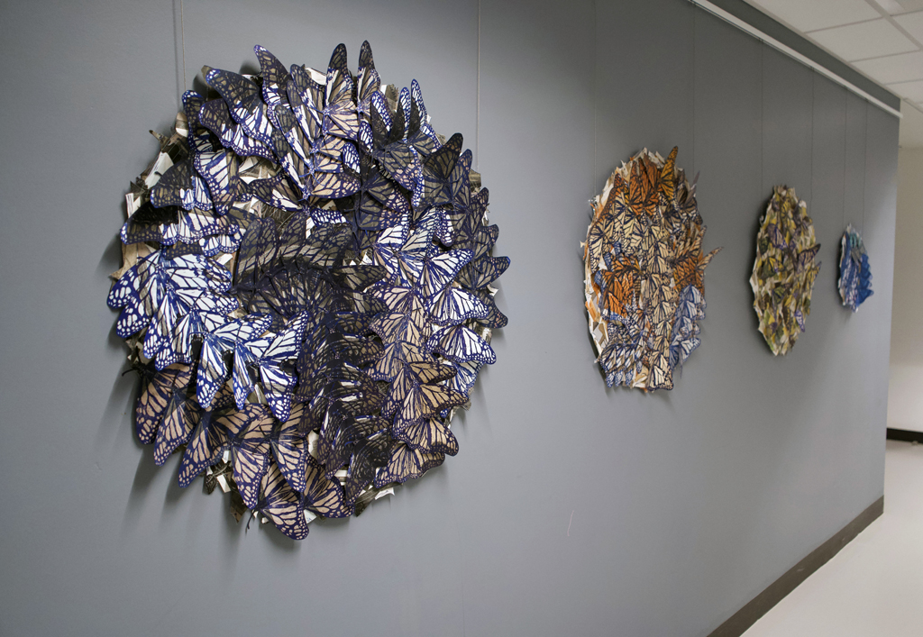 Installation view: Lorna Livey, Solo Show, World of Threads Festival 2023-24.