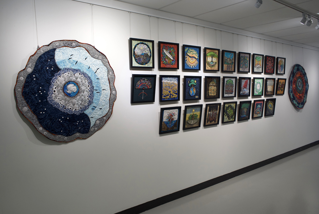 Installation view: Lorraine Roy, Solo Shows, World of Threads Festival 2023-24.