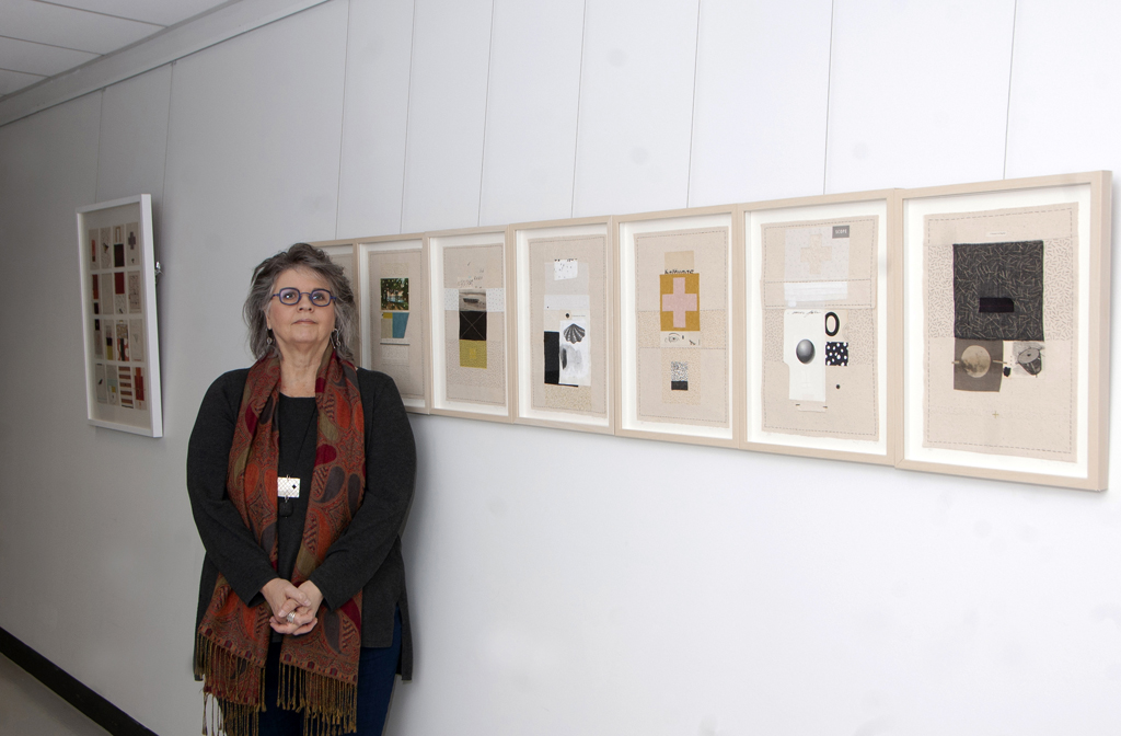 Artist: Marla Panko, Solo Shows, at the opening of the World of Threads Festival 2023-24.