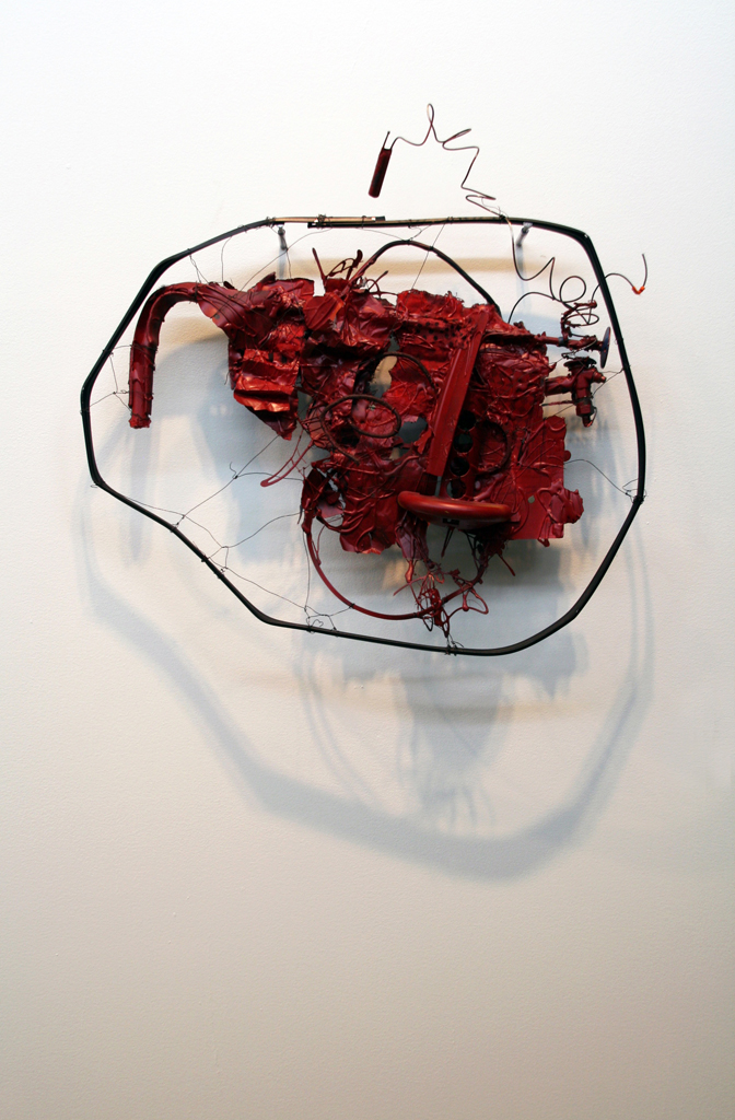 Once it was, Myrna Tatar, The Red and the Black exhibition, World of Threads Festival 2014.
