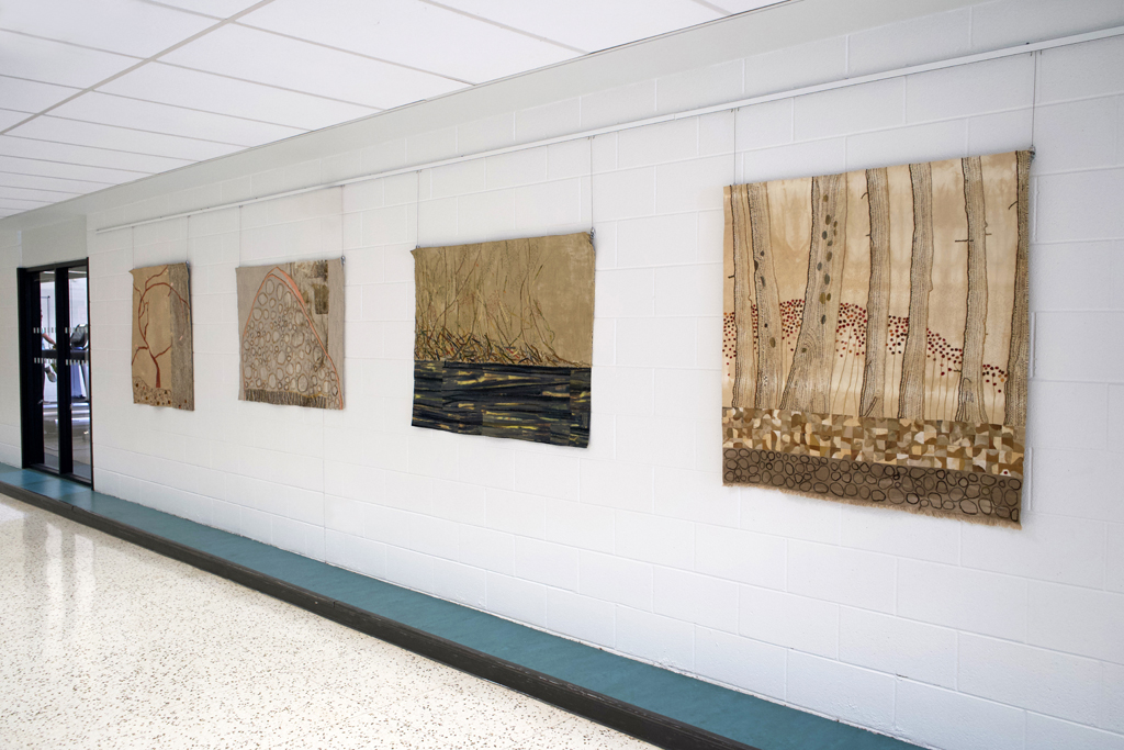 Installation view: Penny Berens, Solo Show, World of Threads Festival 2023-24.