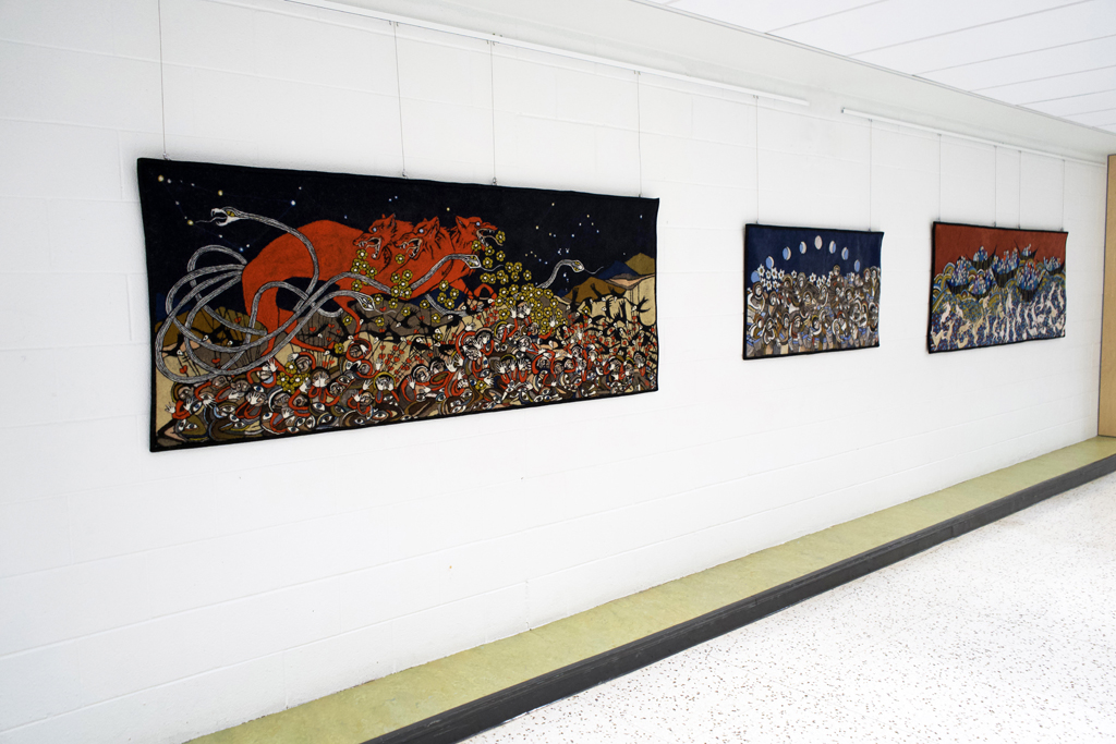 Installation view: Robin Wiltse, Solo Show, World of Threads Festival 2023-24.