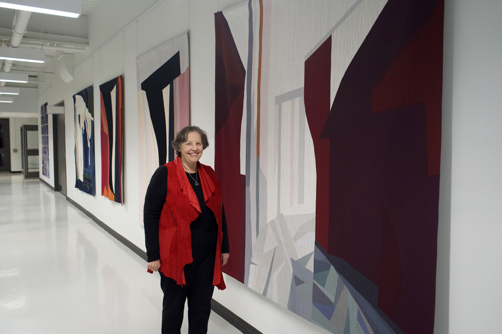 Artist: Roxanna Kantarjian, Solo Shows, at the opening of the World of Threads Festival 2023-24.