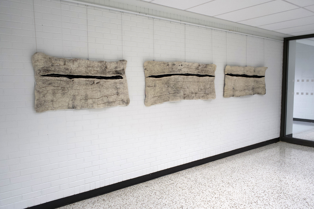 Installation view: Sarah Waters, Solo Show, World of Threads Festival 2023-24.