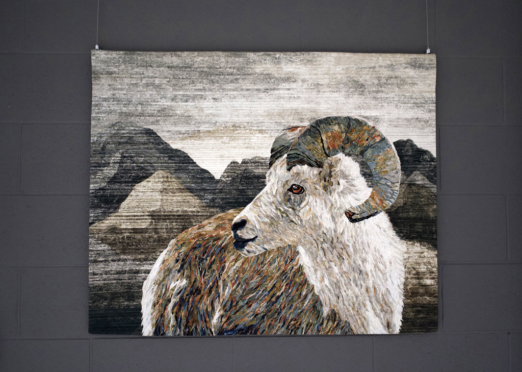 Catherine Phillips, Stone Sheep, Solo Show, World of Threads Festival 2023-24.