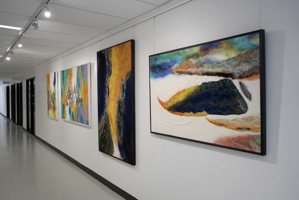 Installation view, Svetlana Turov, Solo Show, World of Threads Festival 2023-24.