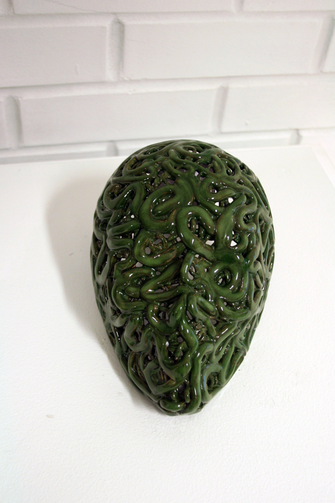 Lisa Kemp, Vine Mask, Solo Show, World of Threads Festival 2014.