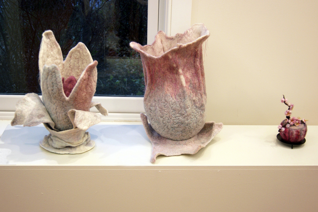 Subaqueous Crocus Venus, Subaqueous Gentiana II, June J Jacobs, De rerum natura, World of Threads Festival 2012.