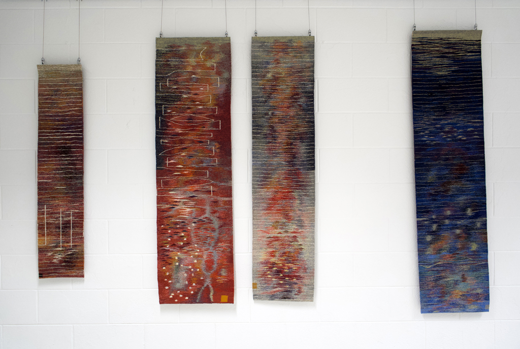 Installation view: Anna Kocherovsky, Solo Show, World of Threads Festival 2023-24.