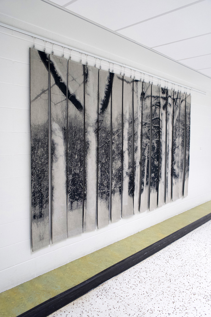 Louise Lemieux Berube, Blanc de Neige,  Solo Show, World of Threads Festival 2023-24.