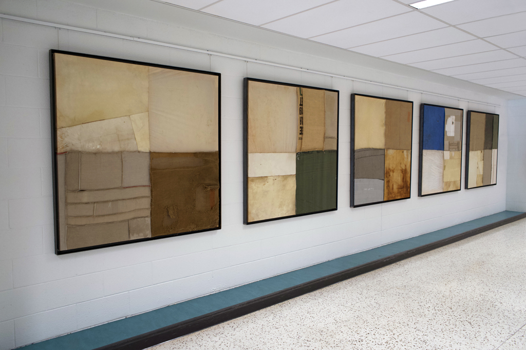 Installation view: Current Conditions series, BR Goldstein, Solo Show, World of Threads Festival 2023-24.