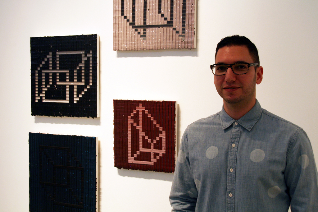 Artist: Robert Davidovitz at the opening of the World of Threads Festival 2014.