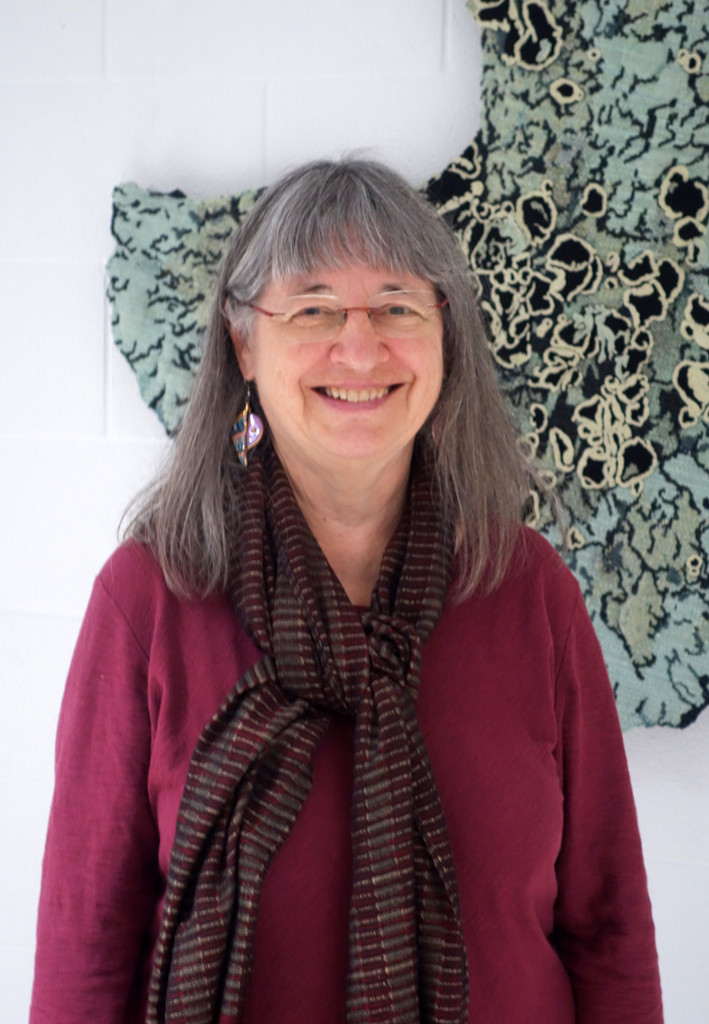 Artist: George-Ann Bowers, Solo Shows, at the opening of the World of Threads Festival 2023-24.