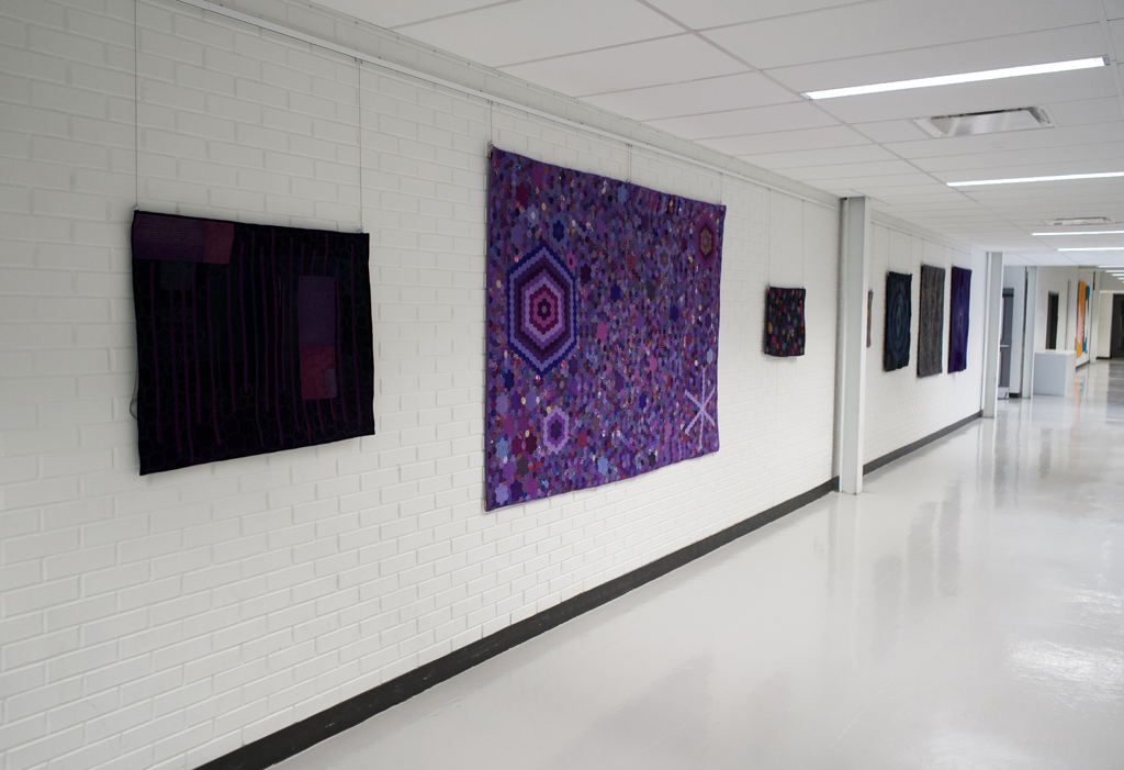 Installation view: Karen Thiessen, Solo Show, World of Threads Festival 2023-24.