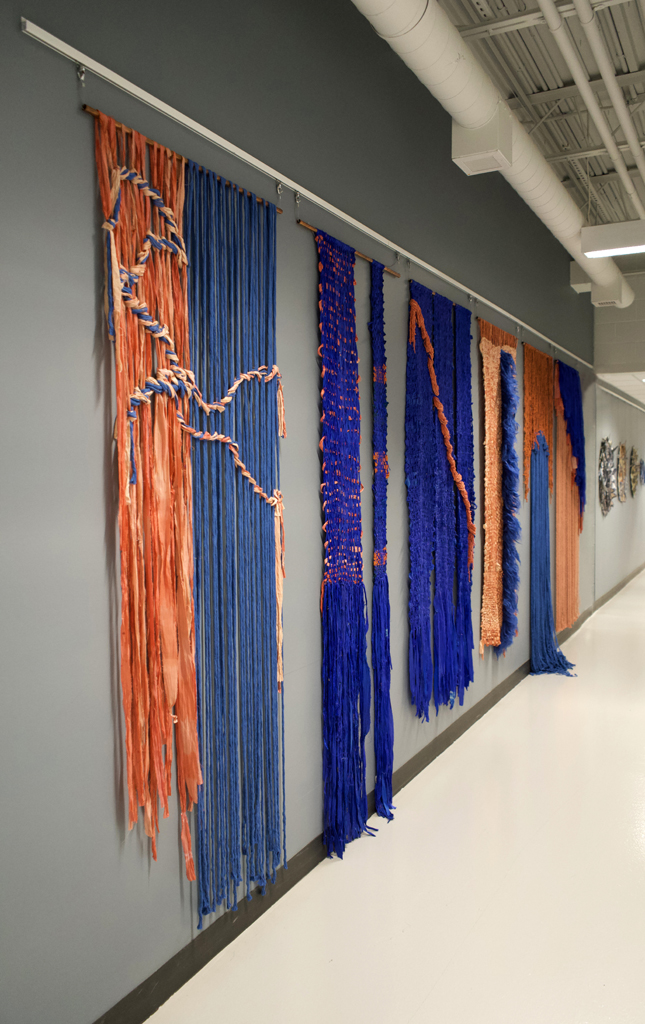 Installation view: Jen Arron, Solo Show, World of Threads Festival 2023-24.