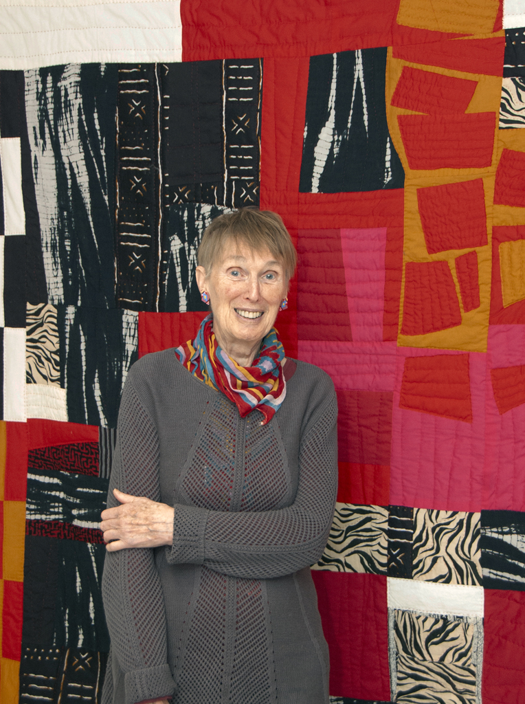 Artist: Margaret Glew, Solo Shows, at the opening of the World of Threads Festival 2023-24.