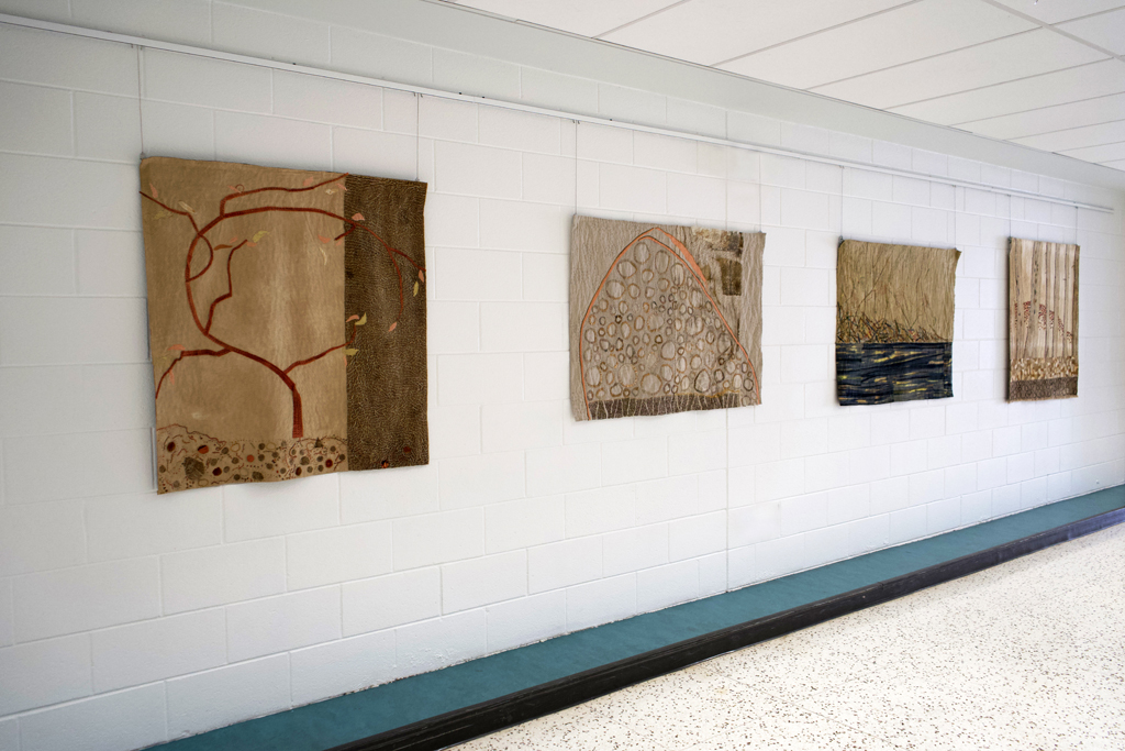 Installation view: Penny Berens, Solo Show, World of Threads Festival 2023-24.