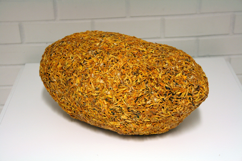 Merce Mitchell, Pod - marigold, Solo Show, World of Threads Festival 2014.