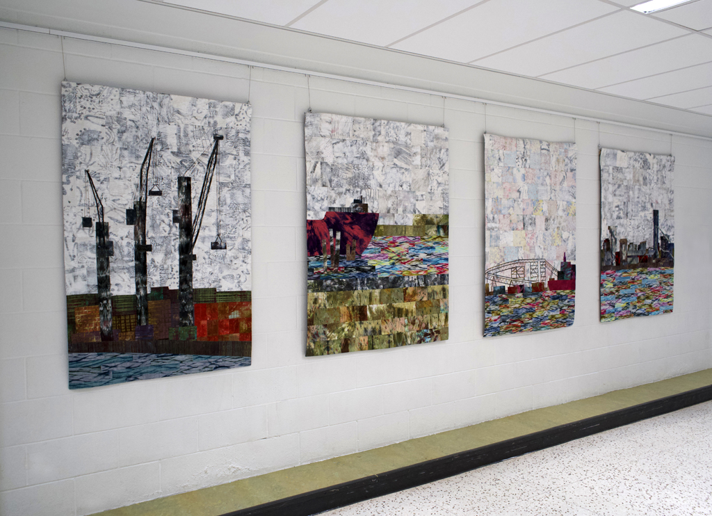 Installation view: Susan Purney-Mark, Solo Show, World of Threads Festival 2023-24.