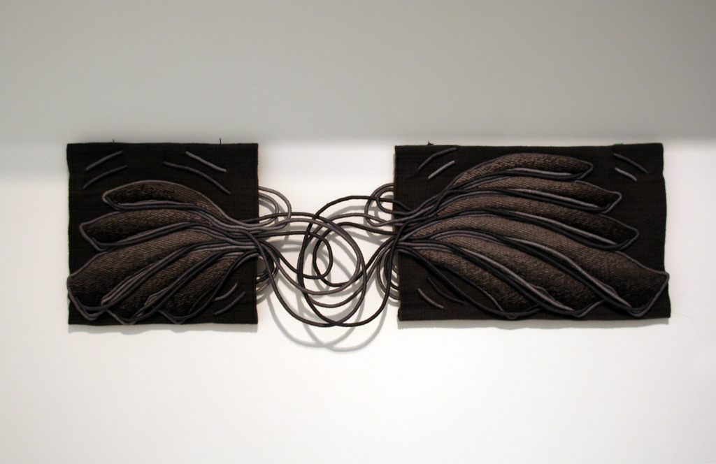 Tides, Kazumi Shinomiya, The Red and the Black exhibition, World of Threads Festival 2014.