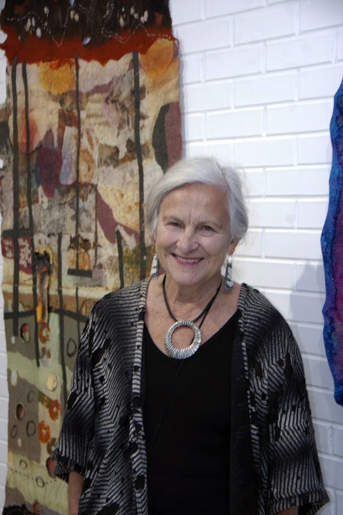 Artist: Denise Kooperman, Solo Shows, at the opening of the World of Threads Festival 2023-24.