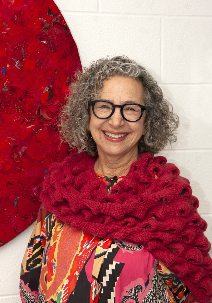 Artist: Helena Scheffer, Solo Shows, at the opening of the World of Threads Festival 2023-24.