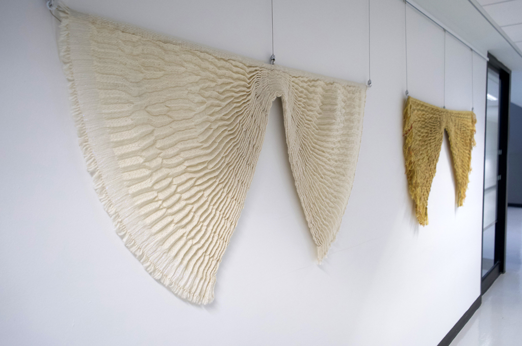 Installation view: Paivi Vaarula, Solo Show, World of Threads Festival 2023-24.