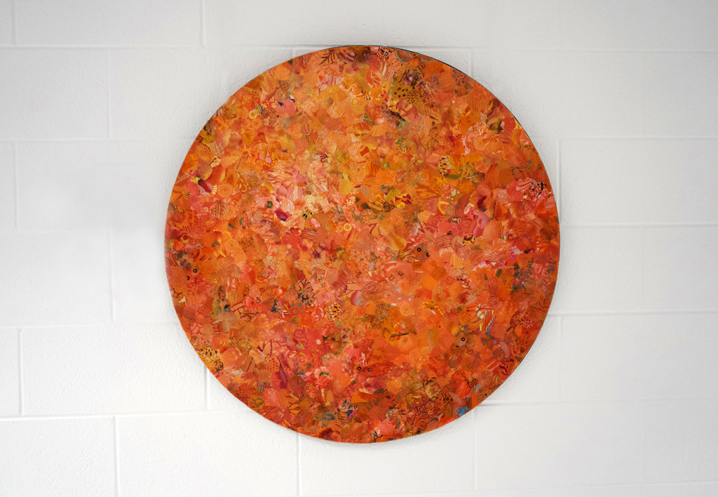 Helena Scheffer, Skies of Orange Fire, Solo Show, World of Threads Festival 2023-24.