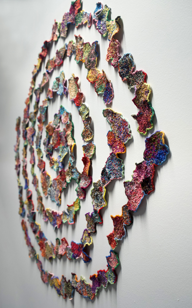 Mary Tuma, Spiral, Solo Show, World of Threads Festival 2023-24.