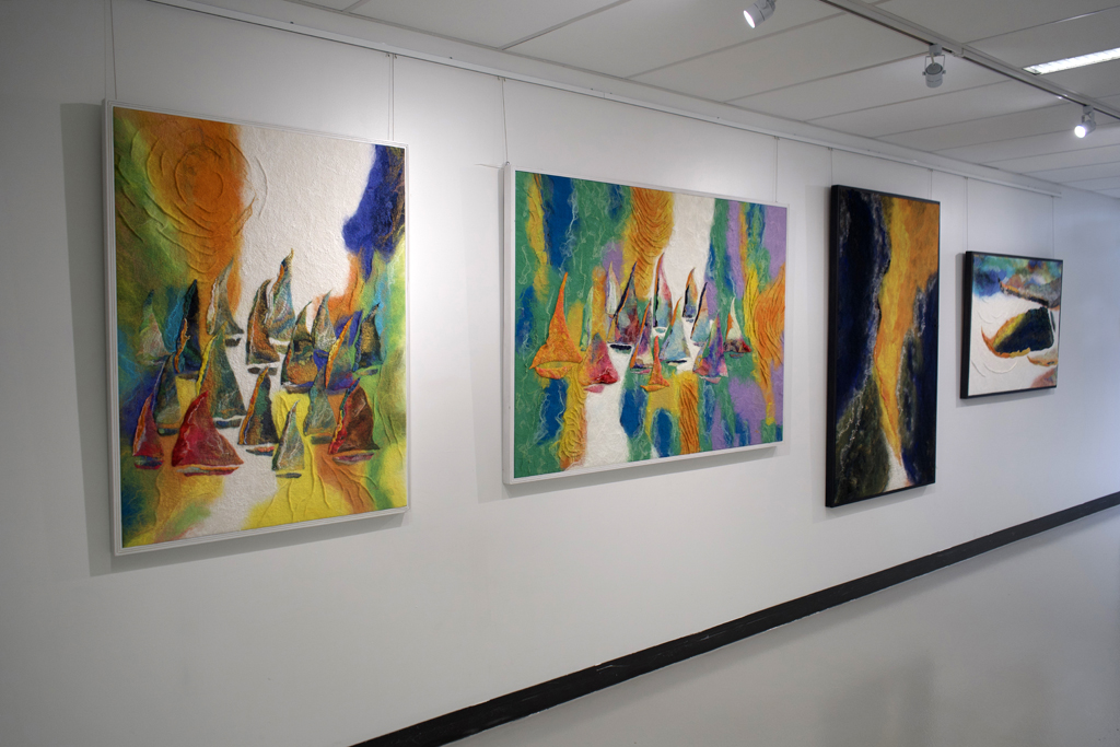 Installation view, Svetlana Turov, Solo Show, World of Threads Festival 2023-24.